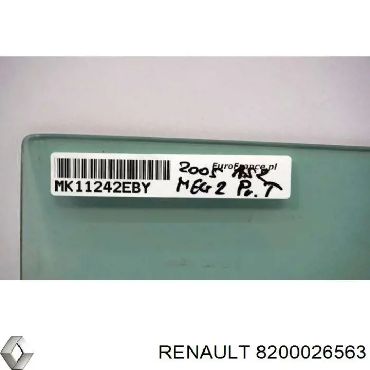 Скло заднє праве Renault (RVI) 8200026563 ціна, від 14.88 USD