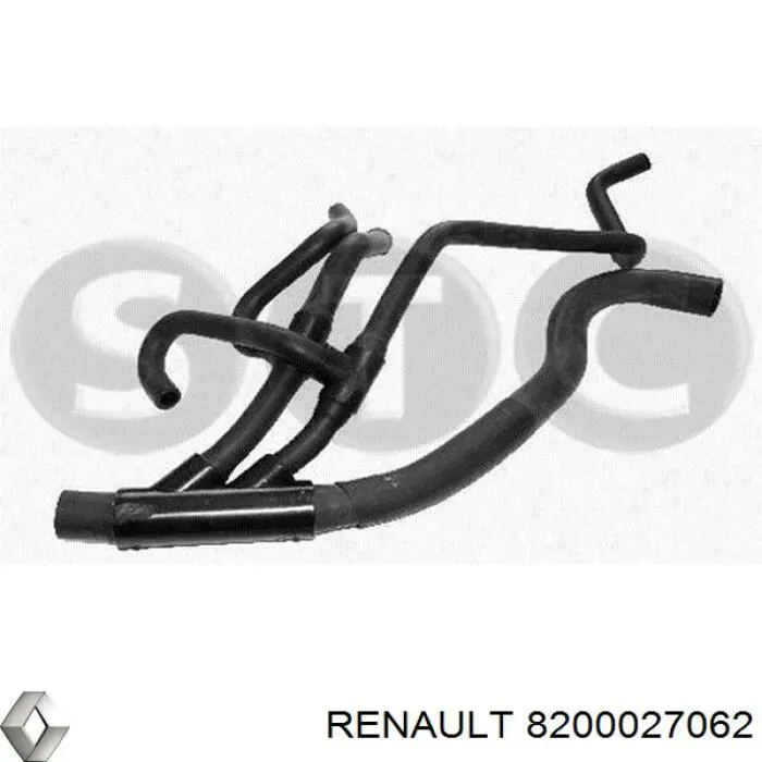 Купити 8200027062 Renault (RVI) Шланг/патрубок радіатора охолодження, нижній