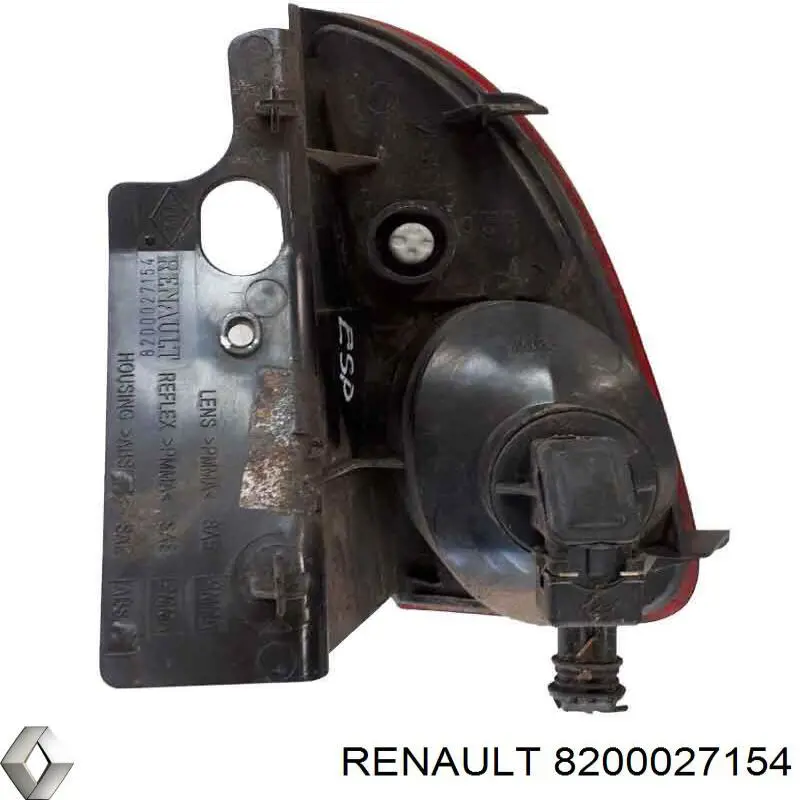 8200027154 Renault (RVI) ліхтар заднього бампера, правий