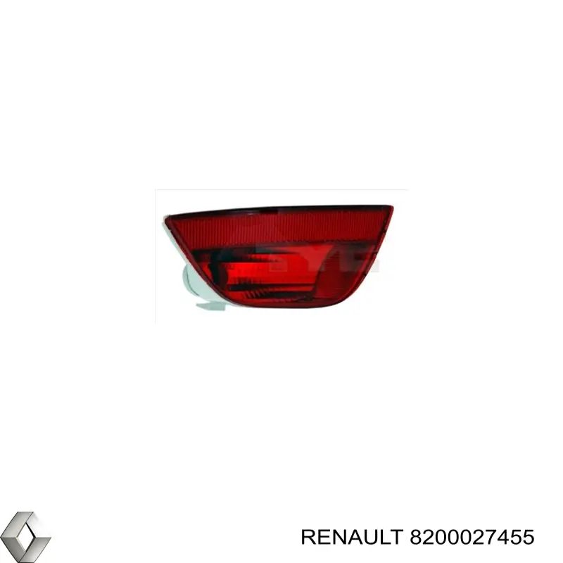 Стоп-сигнал Renault (RVI) 8200027455 ціна, від 42.25 USD
