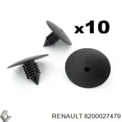 Заглушка гайки кріплення повідка переднього двірника Renault (RVI) 8200027479 ціна, від 1.24 USD
