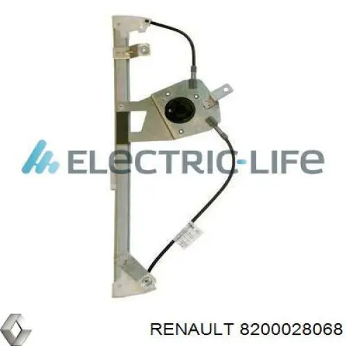 Механізм склопідйомника двері задньої, правої Renault (RVI) 8200028068 ціна, від 25.26 USD