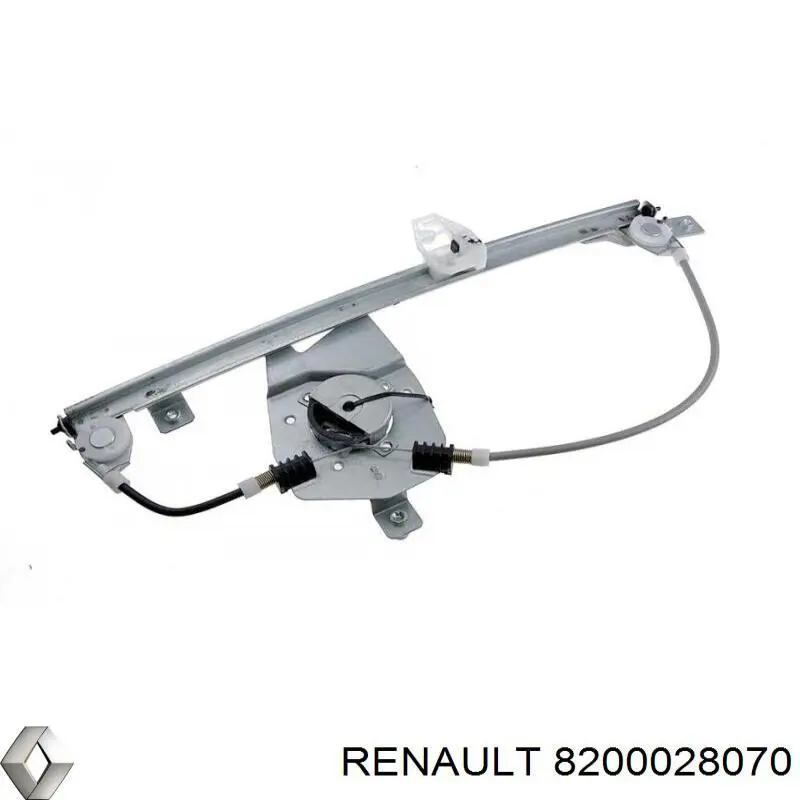 Механізм склопідіймача двері задньої, лівої 8200028070 Renault (RVI)
