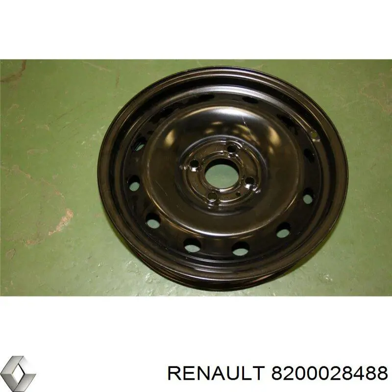 Диск колісний стальний (штампований) Renault Clio SYMBOL (LB0, LB1, LB2) (Рено Кліо)