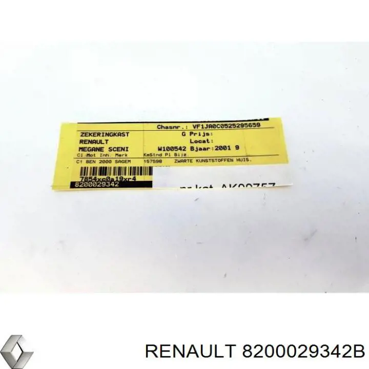 Монтажний блок Renault (RVI) 8200029342B