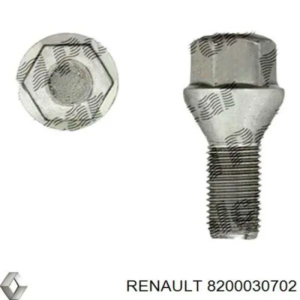 Колісний болт Renault (RVI) 8200030702 ціна, від 3.38 USD