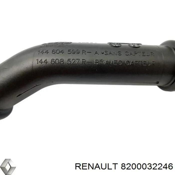 Патрубок системи рециркуляції ОГ EGR 8200032246 Renault (RVI)