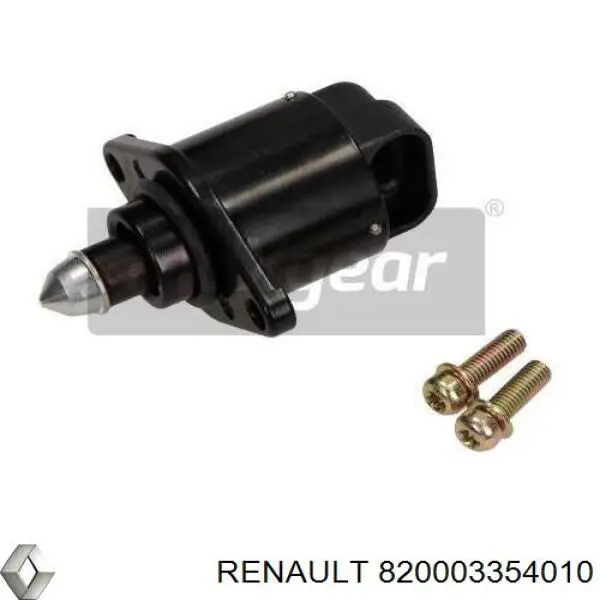 Клапан/регулятор холостого ходу 820003354010 Renault (RVI)