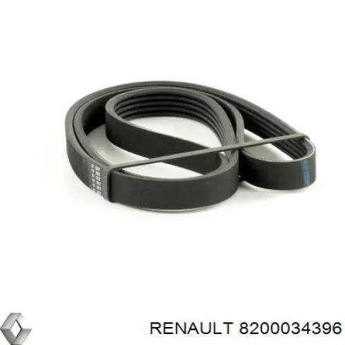 Ремінь генератора 8200034396 Renault (RVI)