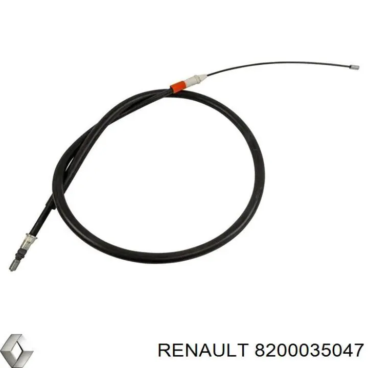 Купити 8200035047 Renault (RVI) Трос ручного гальма задній, лівий
