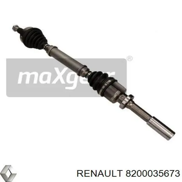Піввісь передня, права Renault (RVI) 8200035673 ціна, від 99.19 USD
