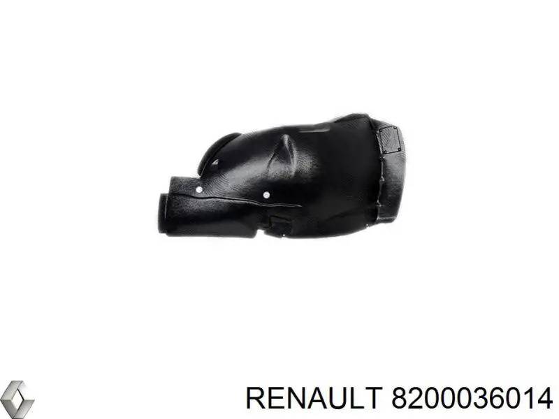 Підкрилок переднього крила, правий передній 8200036014 Renault (RVI)