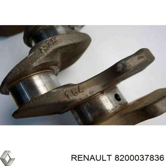 Вал колінчастий і маховик Renault (RVI) 8200037836 ціна, від 145.69 USD