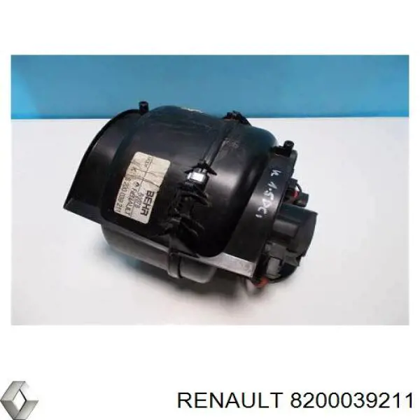 Двигун вентилятора пічки (обігрівача салону) Renault (RVI) 8200039211 ціна, від 28.16 USD