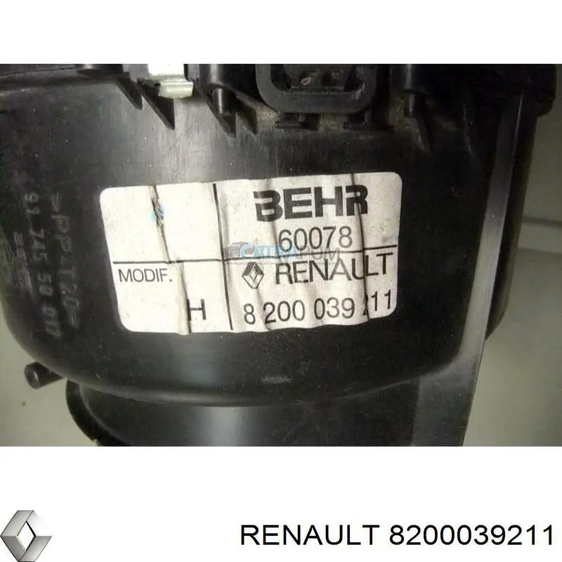 8200039211 Renault (RVI) Електромотор пічки