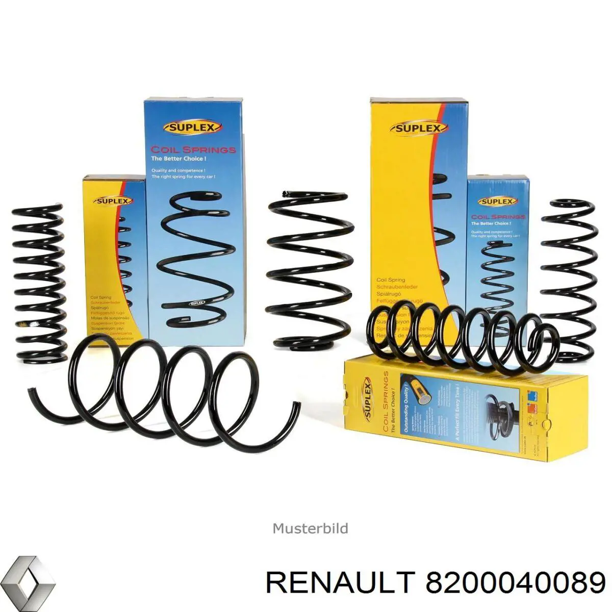 Пружина передня Renault (RVI) 8200040089 ціна, від 20.03 USD