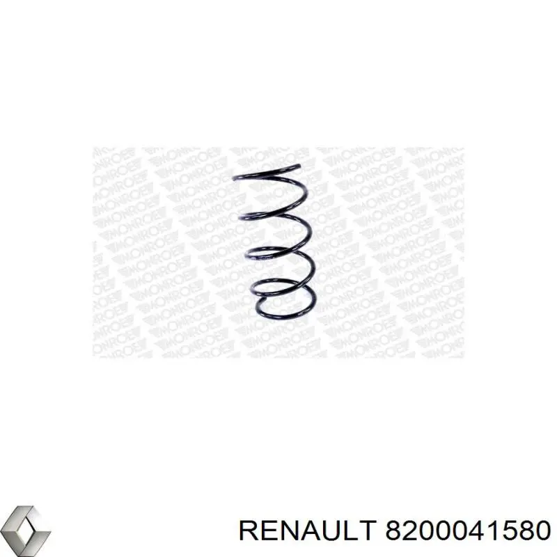 Пружина передня 8200041580 Renault (RVI)