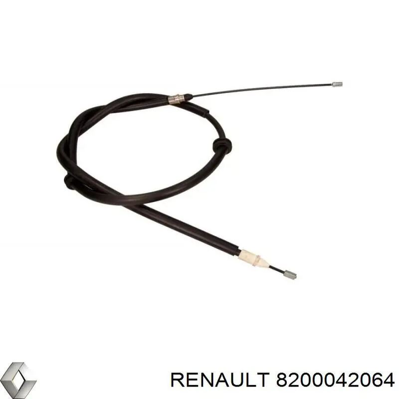 Трос стоянкового гальма задній лівий Renault (RVI) 8200042064 ціна, від 13.84 USD