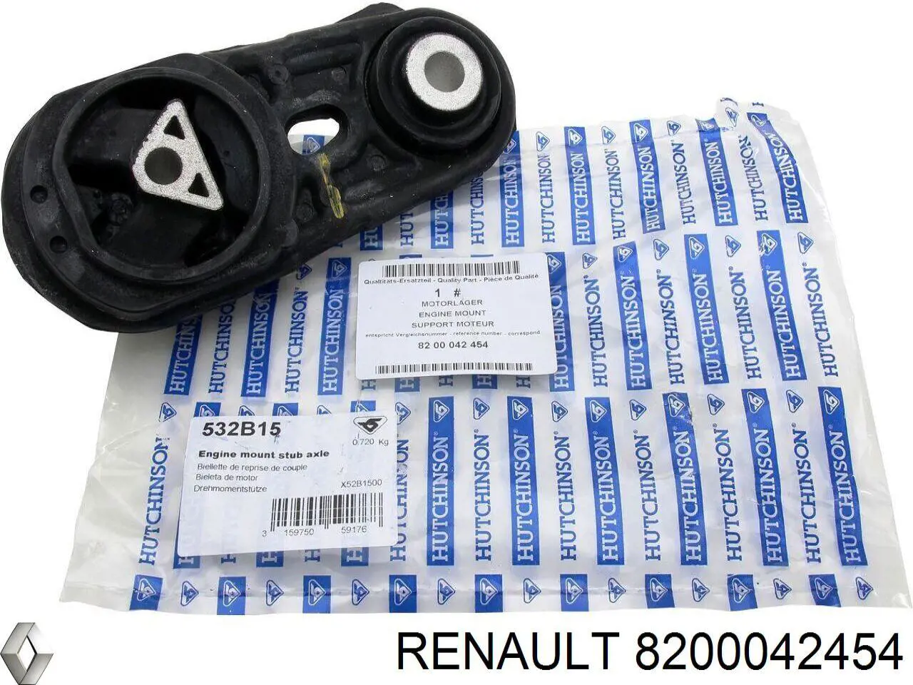 Подушка двигуна передня 8200042454 Renault (RVI)
