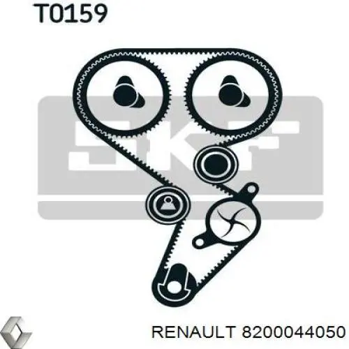 Болт колінвалу 8200044050 Renault (RVI)