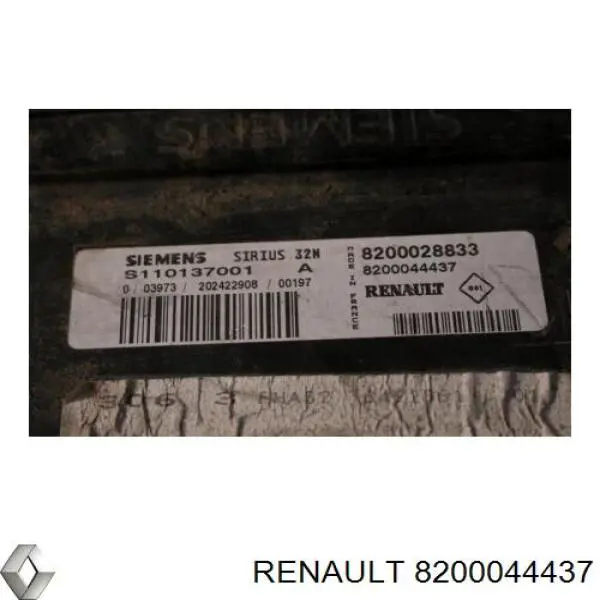 Блок двигуна Renault (RVI) 8200044437