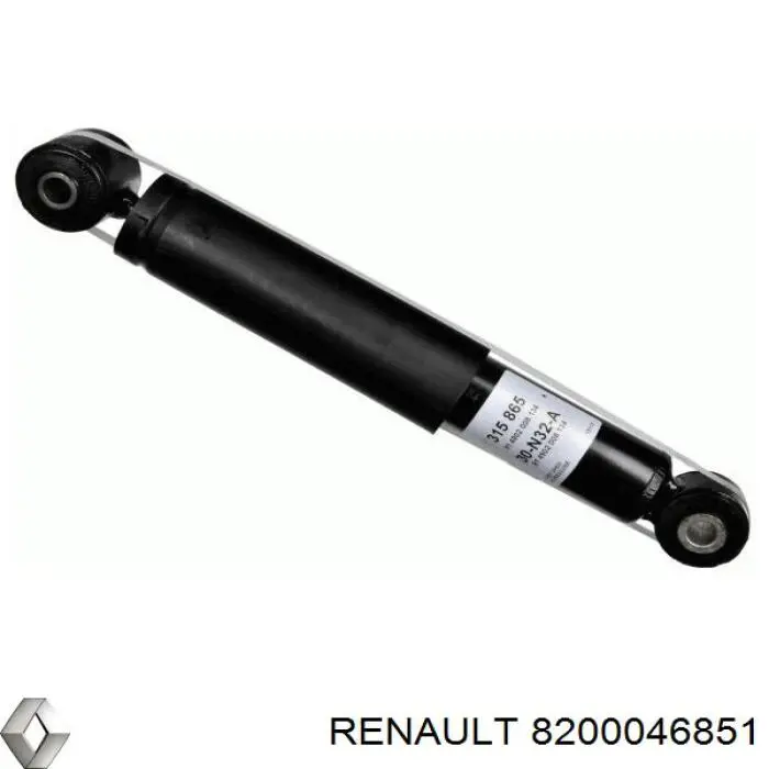 Амортизатор задній Renault (RVI) 8200046851 ціна, від 26.21 USD