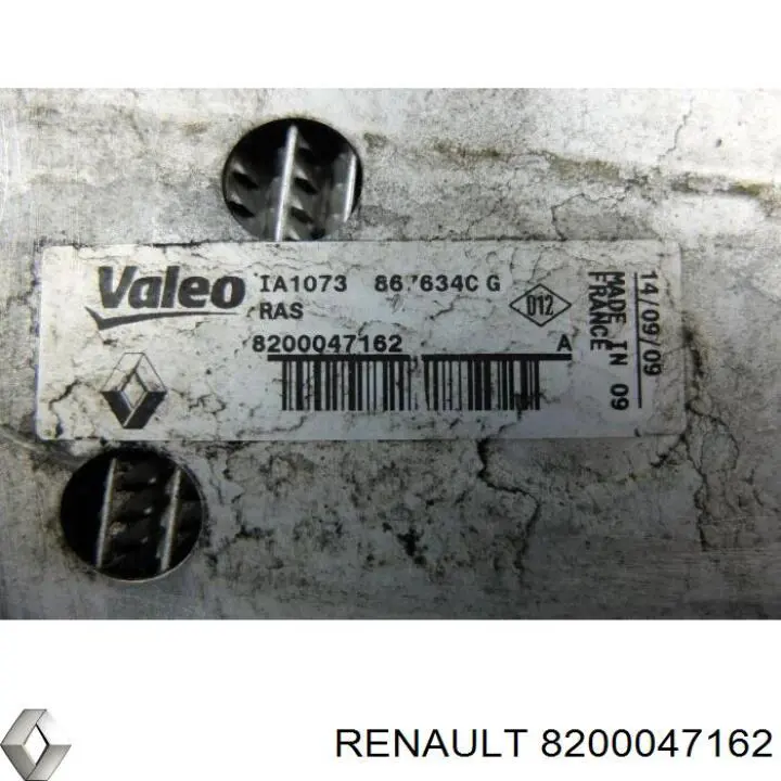 Система охолодження наддувочного повітря Renault (RVI) 8200047162 ціна, від 57.71 USD