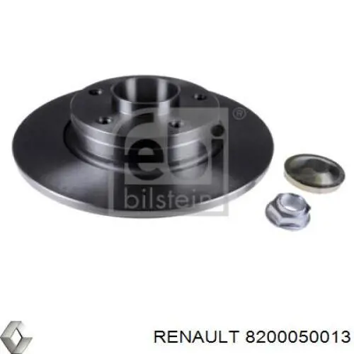 Купити 8200050013 Renault (RVI) Диск заднього гальма