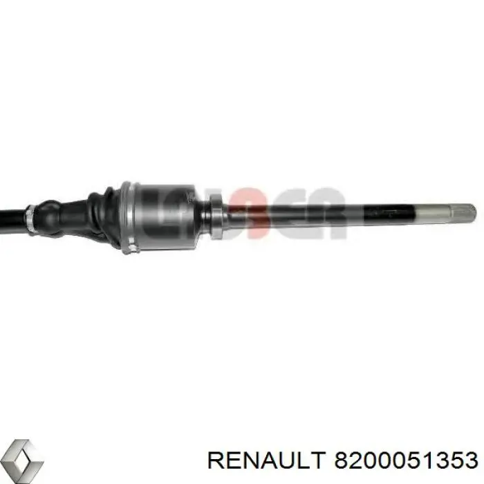 8200051353 Renault (RVI) піввісь (привід передня, права)