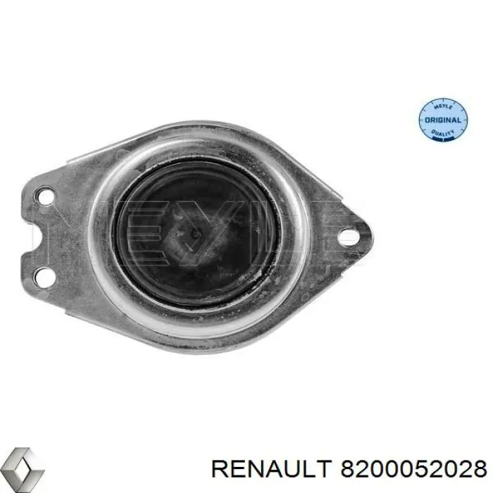 Подушка (опора) двигуна, права нижня Renault (RVI) 8200052028