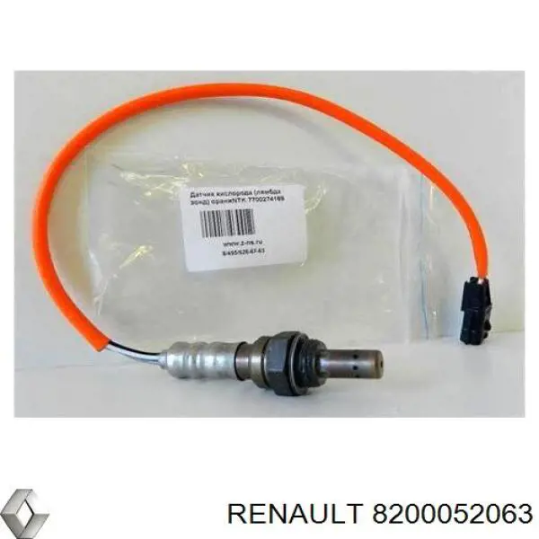 8200052063 Renault (RVI) лямбдазонд, датчик кисню до каталізатора