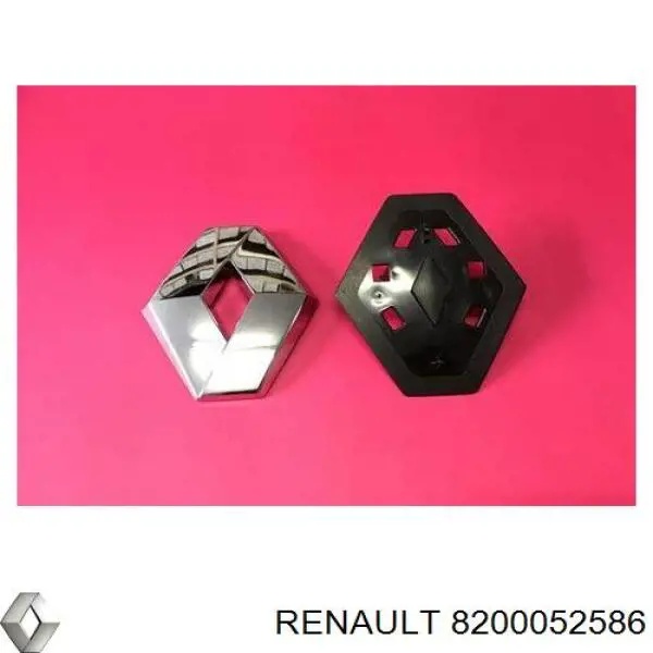 Емблема решітки радіатора Renault Clio 3 (BR01, CR01) (Рено Кліо)