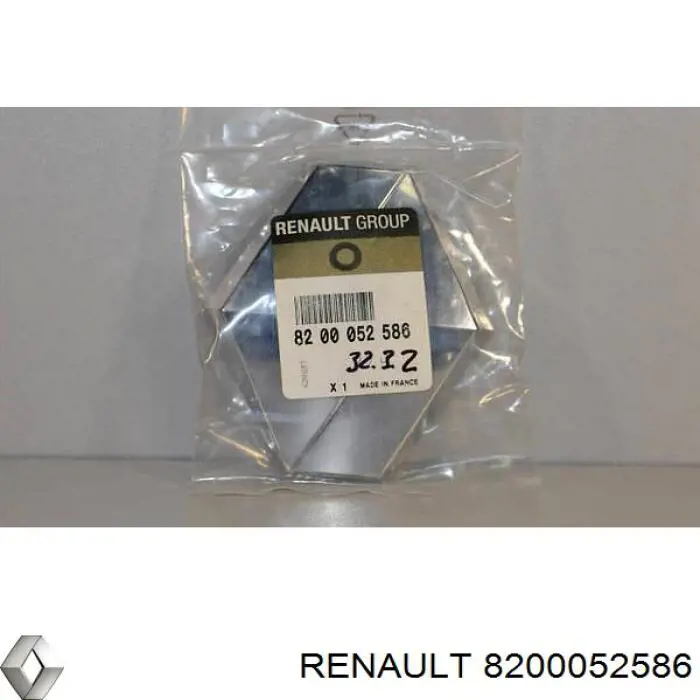Емблема на решітку радіатора Renault (RVI) 8200052586 ціна, від 48.46 USD