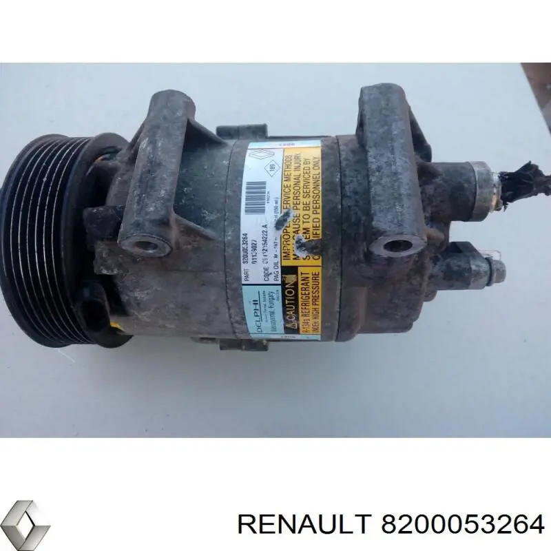 Компресор кондиціонера 8200053264 Renault (RVI)