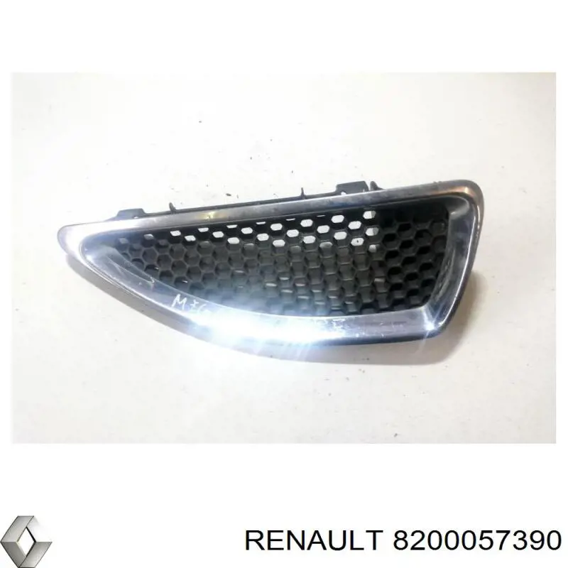 Решітка радіатора ліва Renault (RVI) 8200057390 ціна, від 9.34 USD