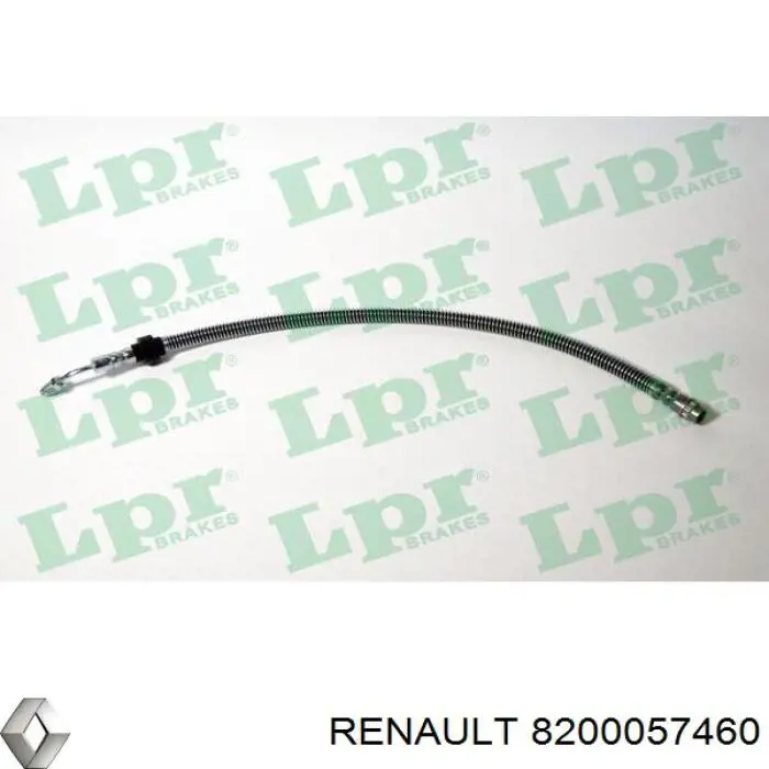 Шланг гальмівний передній Renault (RVI) 8200057460 ціна, від 13.05 USD