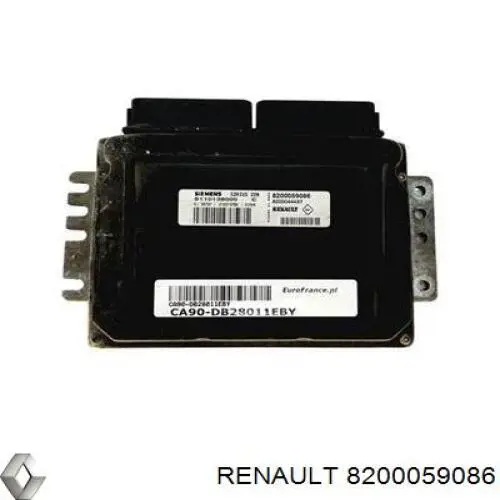 Електронний блок керування двигуном 8200059086 Renault (RVI)