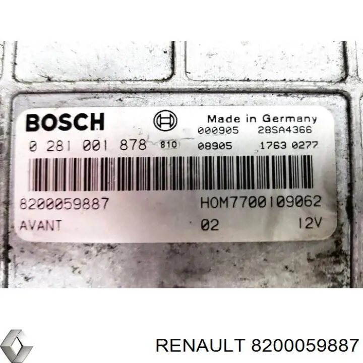  Renault (RVI) 8200059887 ціна, від 63.35 USD