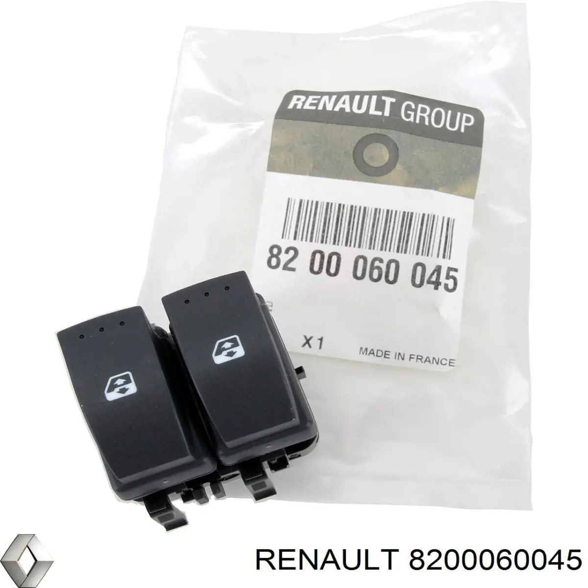 8200060045 Renault (RVI) кнопковий блок керування склопідіймачами передній лівий