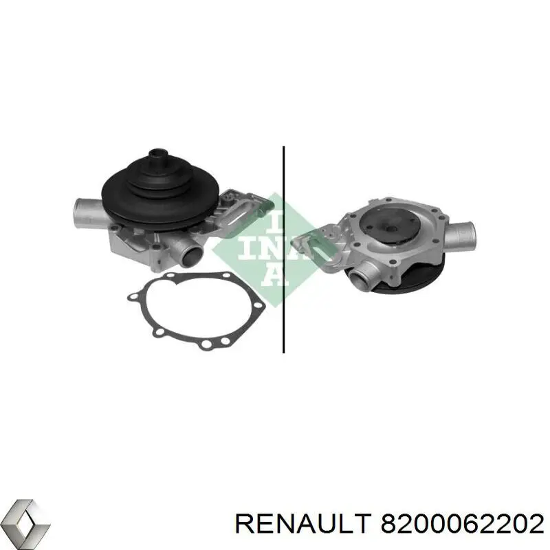 Шланг гальмівний задній, правий Renault (RVI) 8200062202 ціна, від 14.75 USD