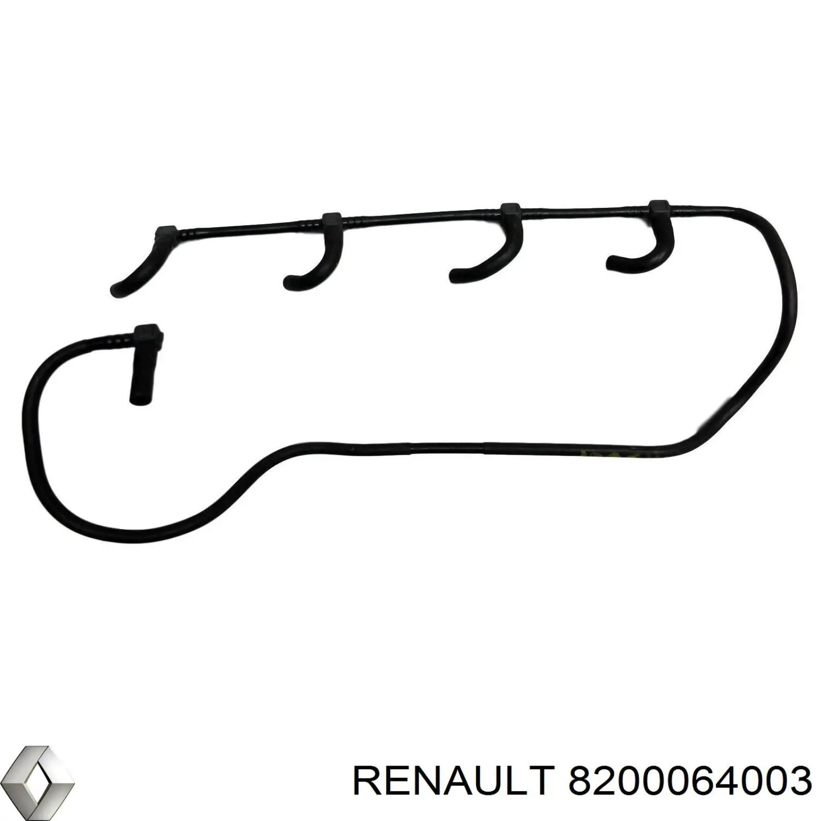 Купити 8200064003 Renault (RVI) Трубка паливна, зворотня від форсунок
