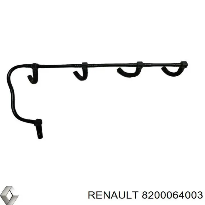 Трубка паливна, зворотня від форсунок Renault (RVI) 8200064003 ціна, від 13.67 USD