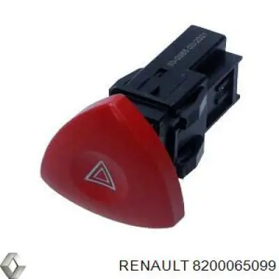 Кнопка ввімкнення аварійного сигналу 8200065099 Renault (RVI)