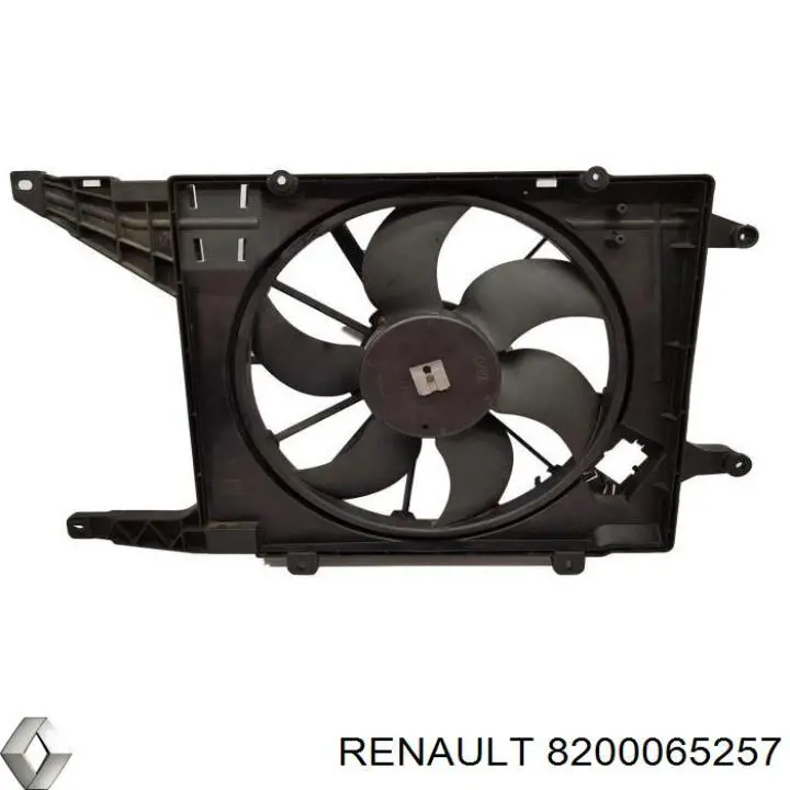 Дифузор радіатора охолодження, в зборі з двигуном і крильчаткою Renault Megane 1 (KA0) (Рено Меган)