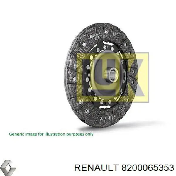 Диск зчеплення 8200065353 Renault (RVI)