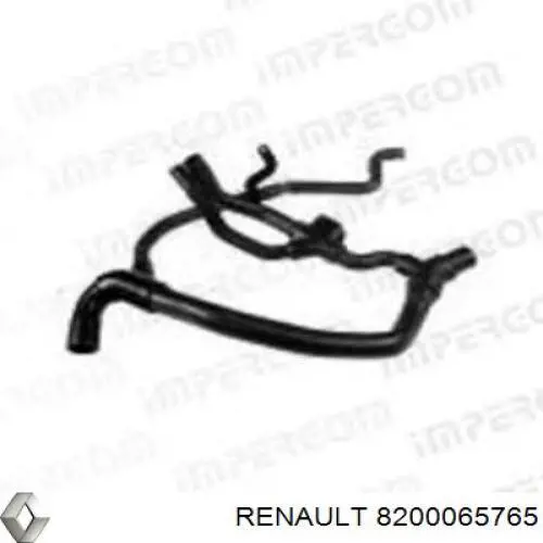 Шланг/патрубок радіатора охолодження, нижній Renault (RVI) 8200065765 ціна, від 50.92 USD