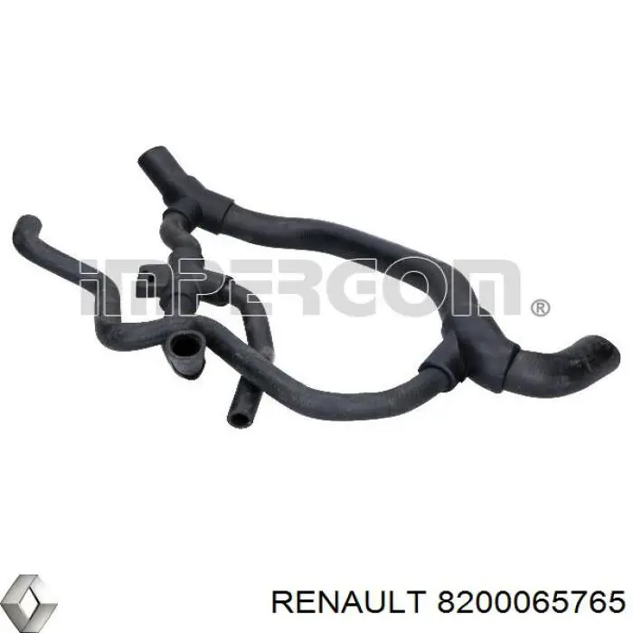 8200065765 Renault (RVI) шланг/патрубок радіатора охолодження, нижній