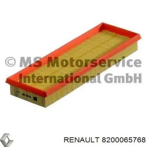 Повітряний фільтр 8200065768 Renault (RVI)
