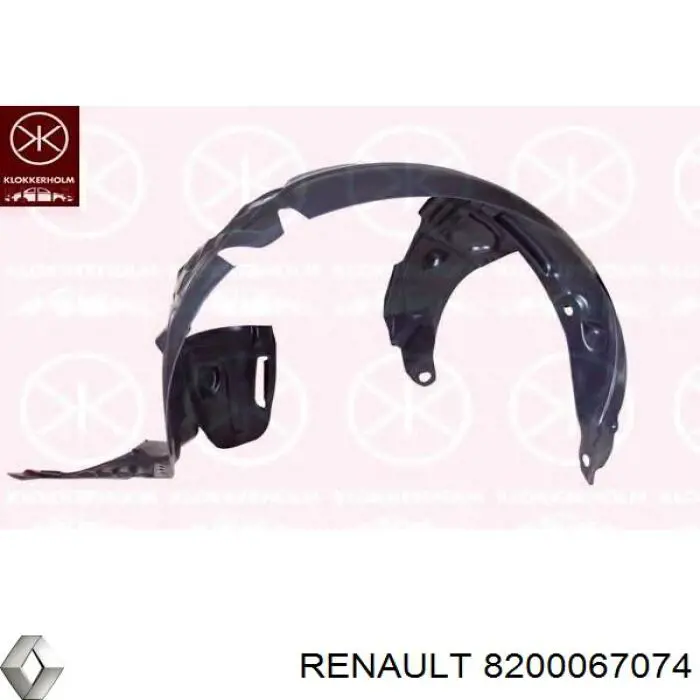 Купити 8200067074 Renault (RVI) Підкрилок передній лівий