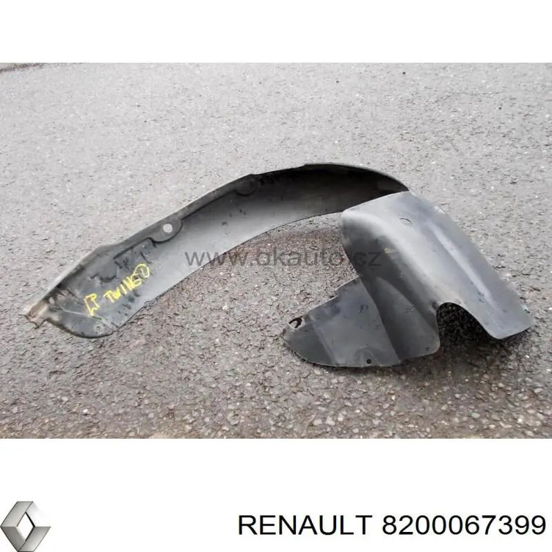 8200067399 Renault (RVI) підкрилок переднього крила, лівий
